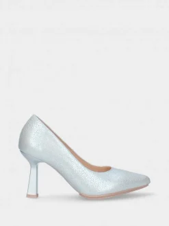 Sapato Stiletto Prateado Salto Alto Luisa 01