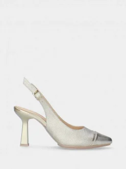 Sapatos Dourados Salto Alto Para Cerimonia Luisa 02