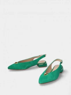 Sapatos Salto Raso Verde Lea 66