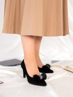 Stilleto Preto Para Mulher Lily 48